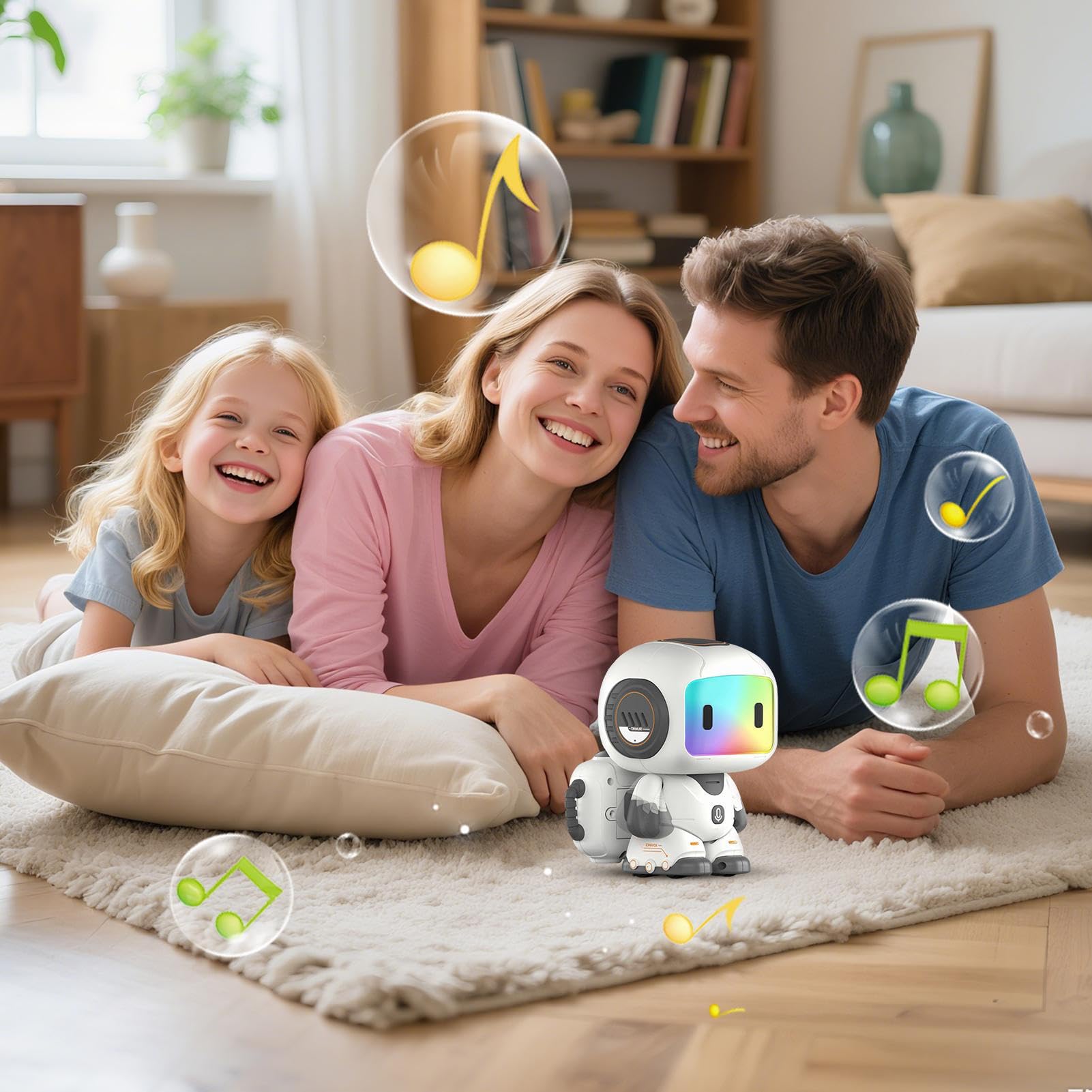 Robot Giocattolo Educativo per Bambini Programmabile E Ricaricabile Con