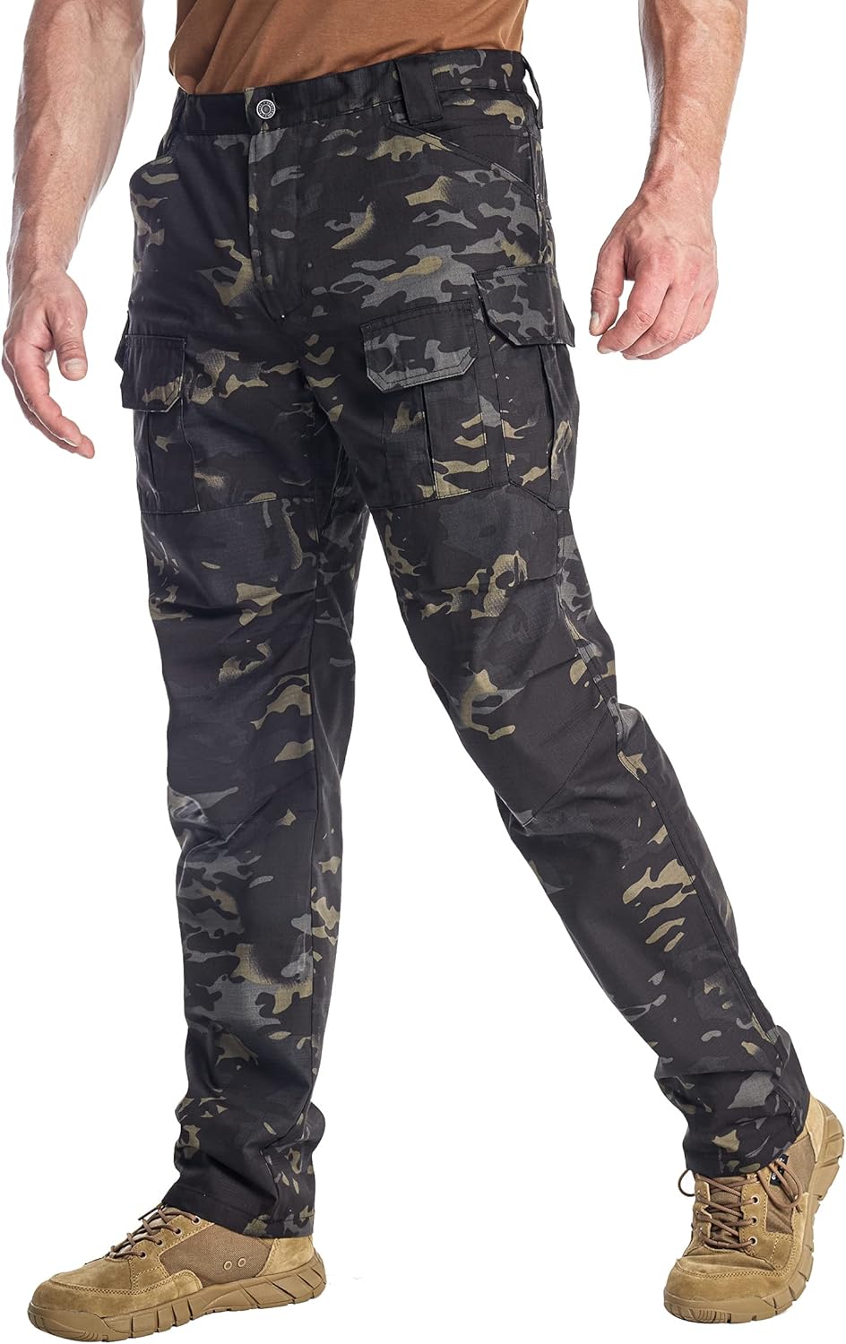 Cargo Pants Men Elastic Waterproof Army Tactical Military Hiking main image 1