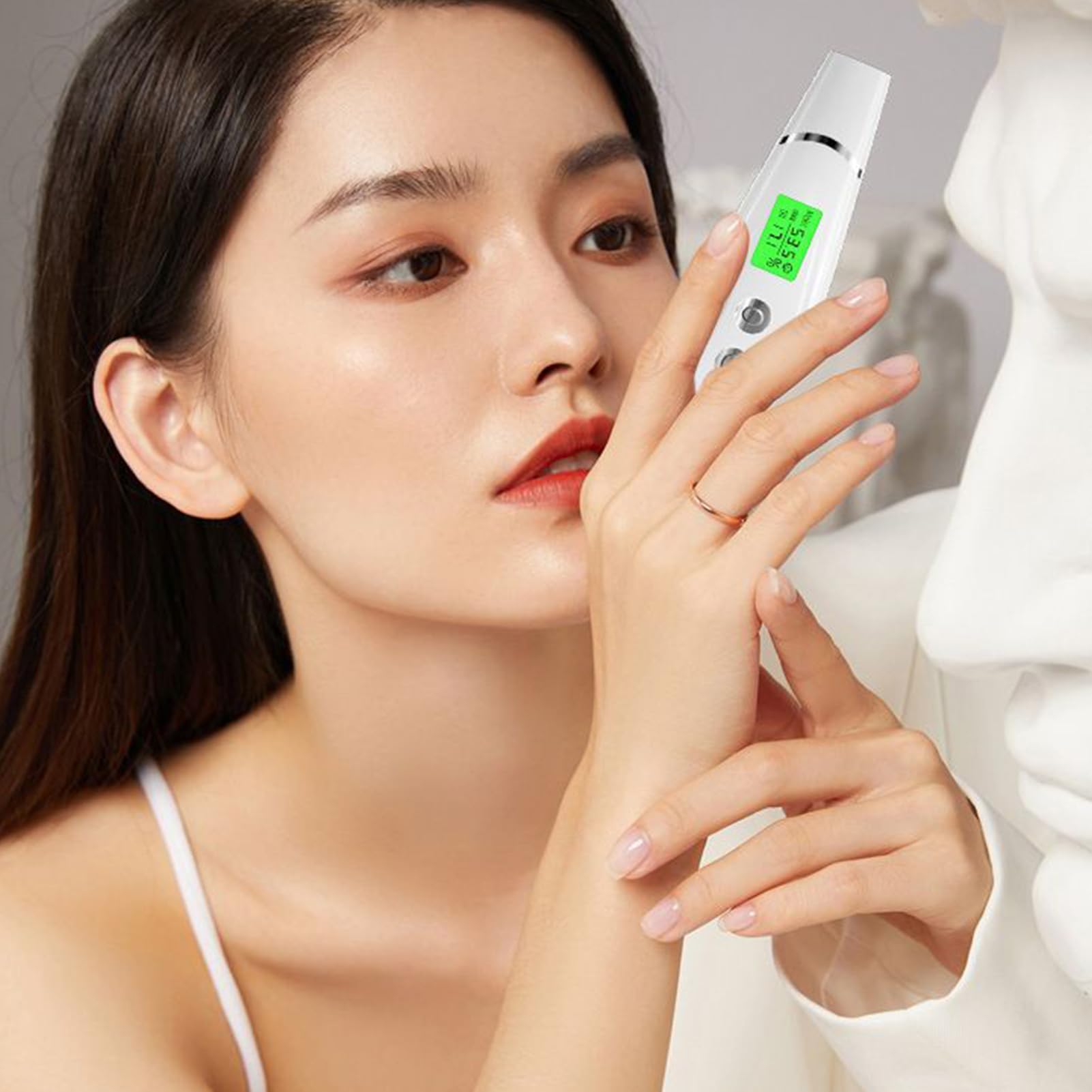 Probador De Hidratación De La Piel, Analizador De Piel Con Pantalla LCD, Dispositivo De Cuidado Facial Con Pantalla LCD Para Mujeres Y Niñas