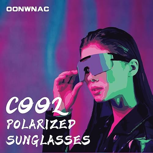 Miniatura 2 de OONWNAC Gafas de sol polarizadas de moda para hombres y mujeres protección UV gafas de sol deportivas para ciclismo béisbol correr pesca g01, P01,