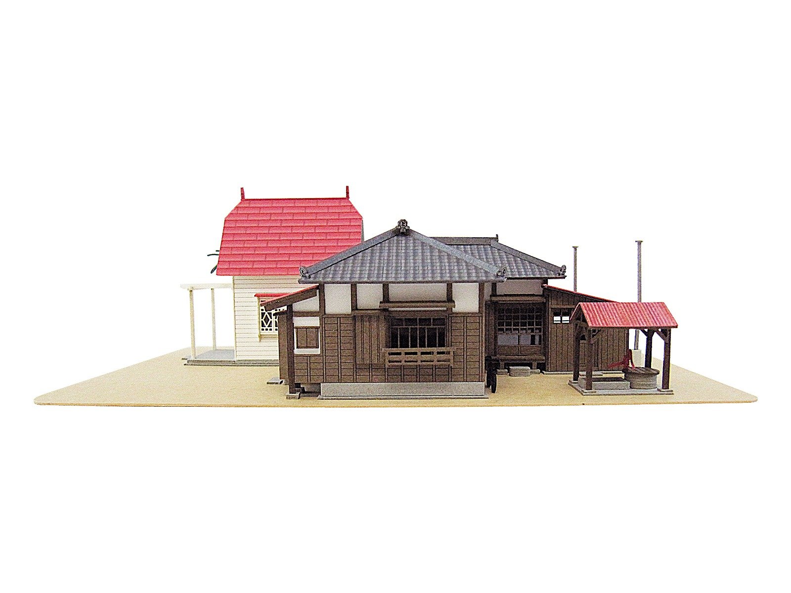 ジブリ 街並みコレクション 2点セット サツキとメイの家 油屋 再出品 Amazon | さんけい みにちゅあーとキット スタジオジブリ