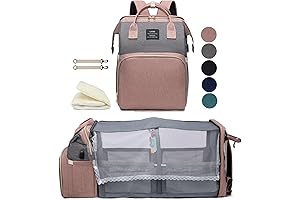Diaper Backpack Changing Station: Modern Baby Bag