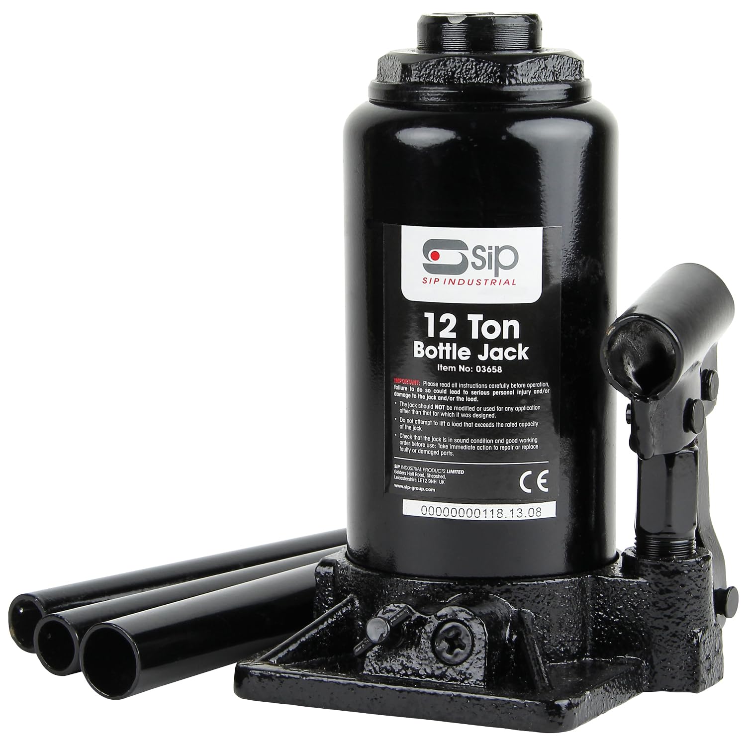 The Sip Portable 12 Ton Bottle Jack 5012713036585