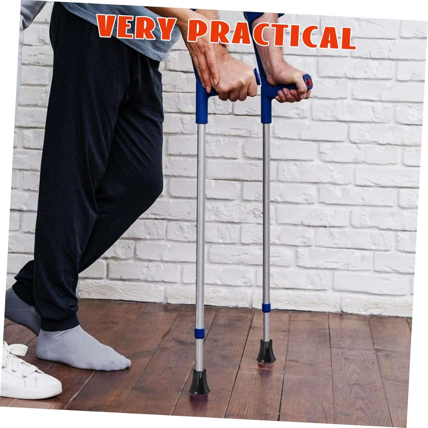 SAFIGLE 20pcs - Cane Tips for Walking Sticks Replacement Feet for Crutches and Trekking Poles Lightweight and Easy to Install for Outdoor Use