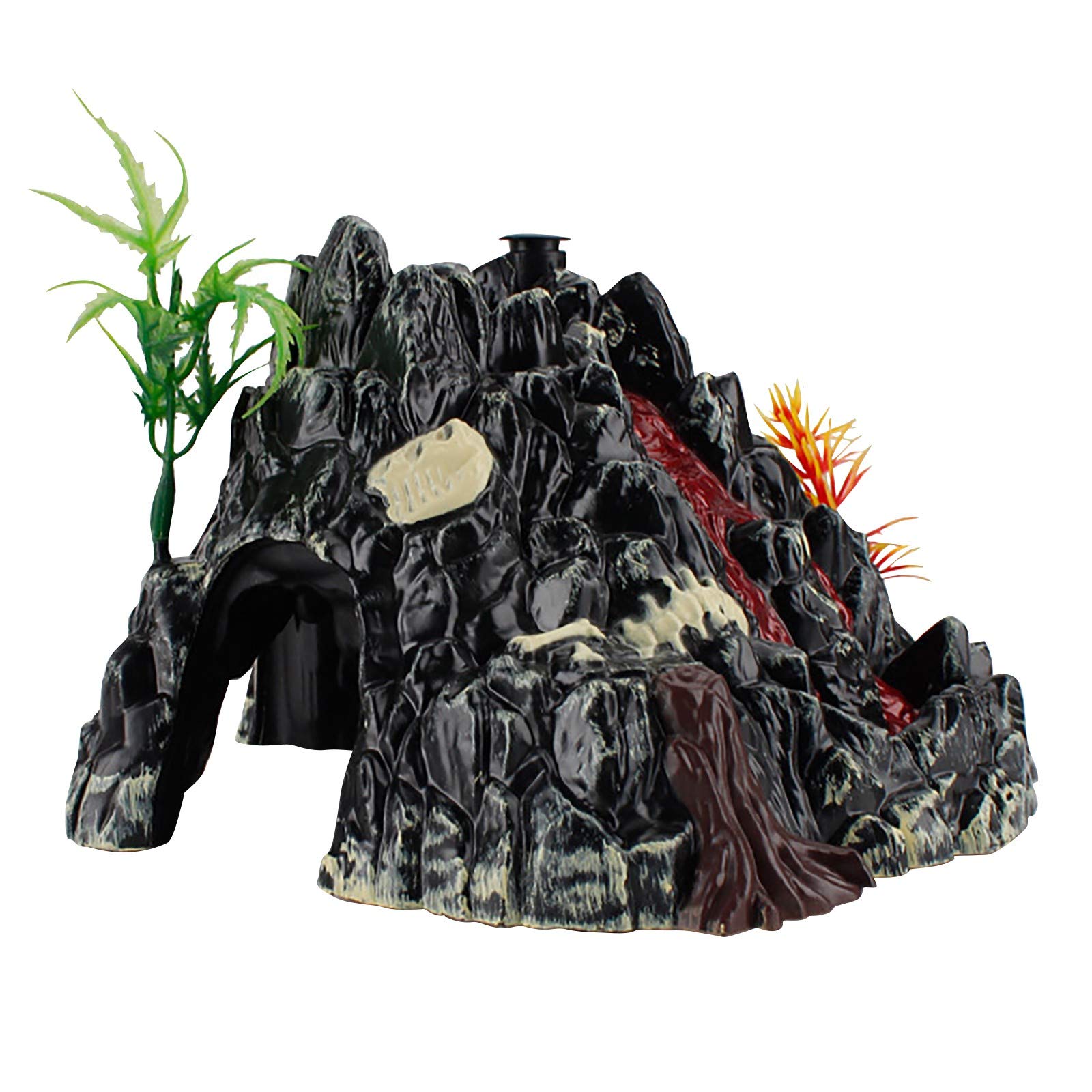 Activities for Toddlers 1-3 Lights DIY Ornament Volcano Volcanic Model Eruption Model Sound Simulation Spray Education Kids Makeup Dolls to Practice on (as show, One Size)