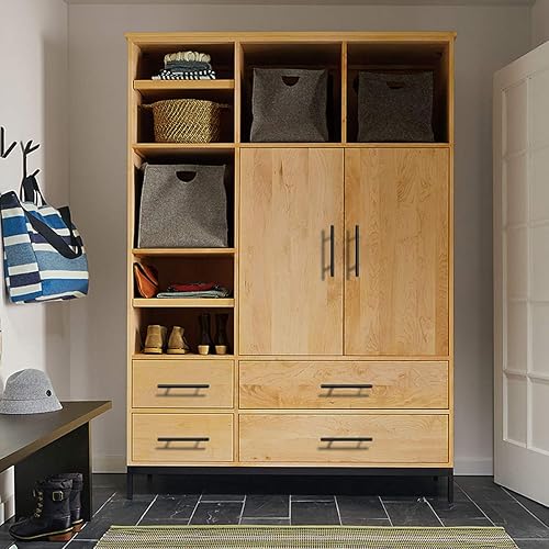 Miniatura 7 de Probrico - Manija de acero inoxidable para puerta de alacena de cocina, gavetas, color negro de 2-13 pulgadas de largo y 0.5 pulgadas de diámetro,