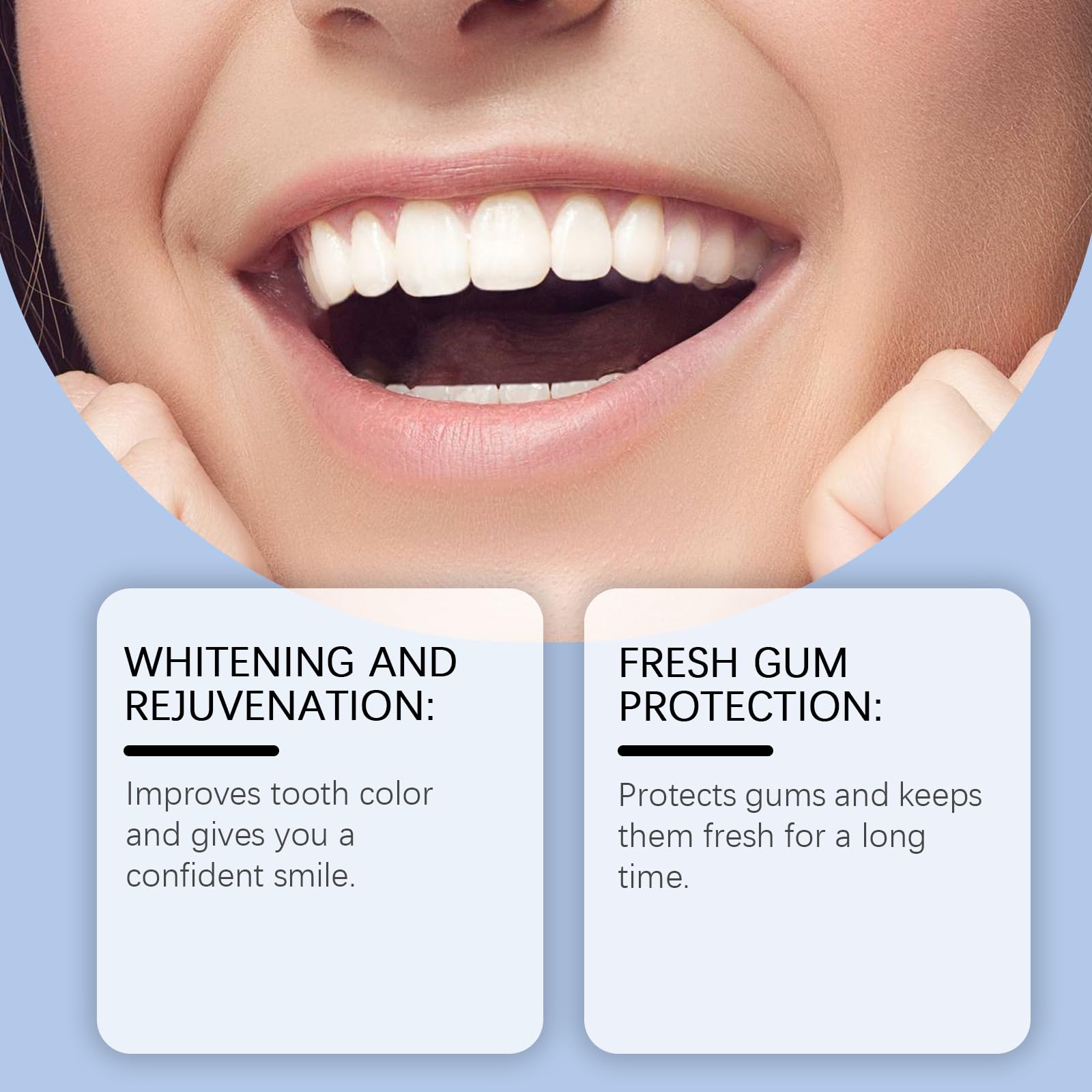 Dentifricio sbiancante con niacinamide, dentifricio rigenerante per gengive e smalto, naturale e delicato per alito fresco, denti brillanti, rimuove le macchie, senza fluoruro (4)