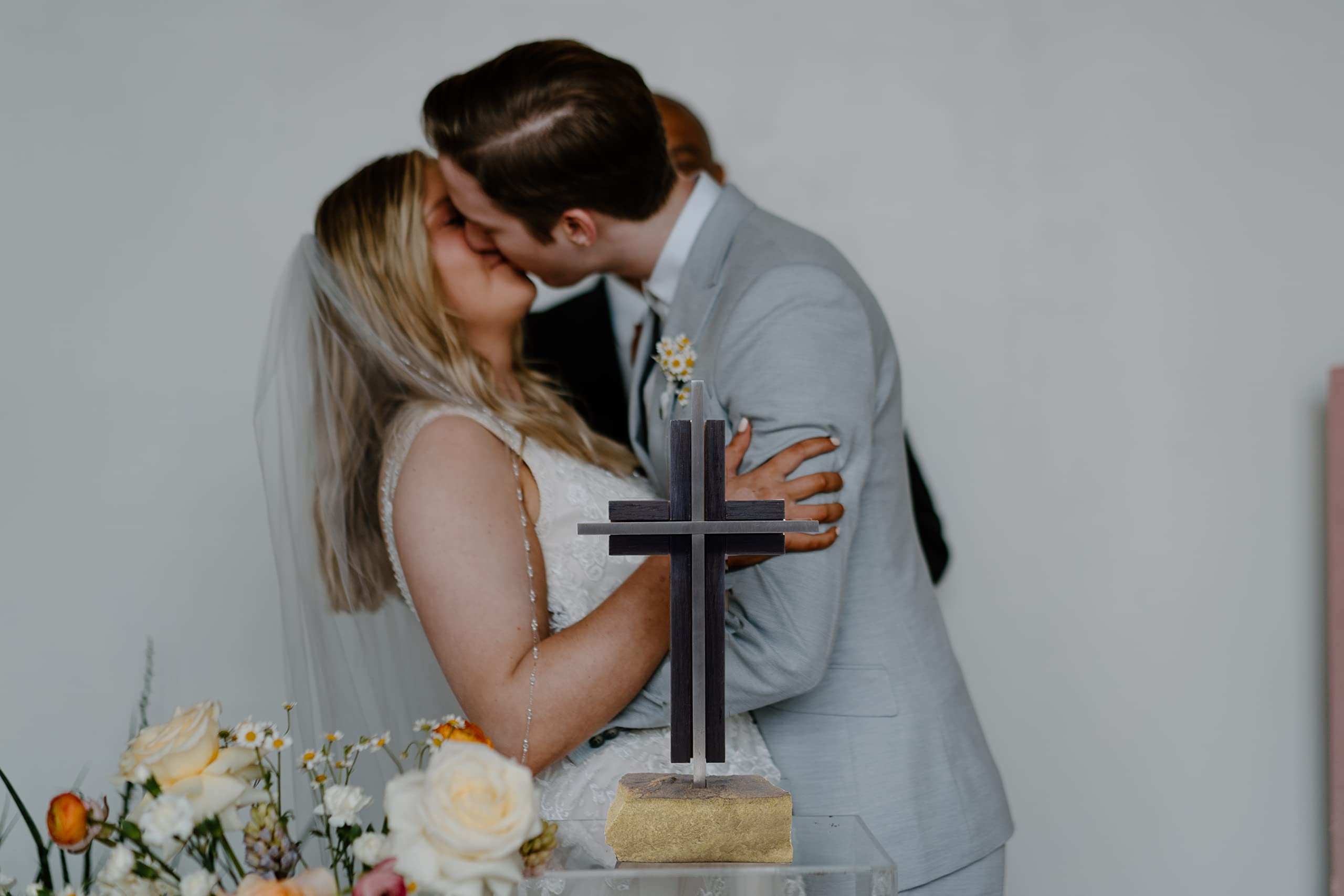 Unity Sand Wedding Unity Cross ® Hand-finished Umber Hardwood With