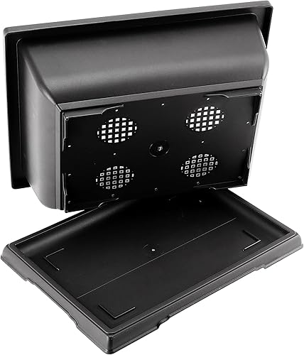 Miniatura 4 de JOIKIT Paquete de 10 macetas de entrenamiento de bonsái de plástico de 9 pulgadas con bandejas de orificio de drenaje, platillos rectangulares,