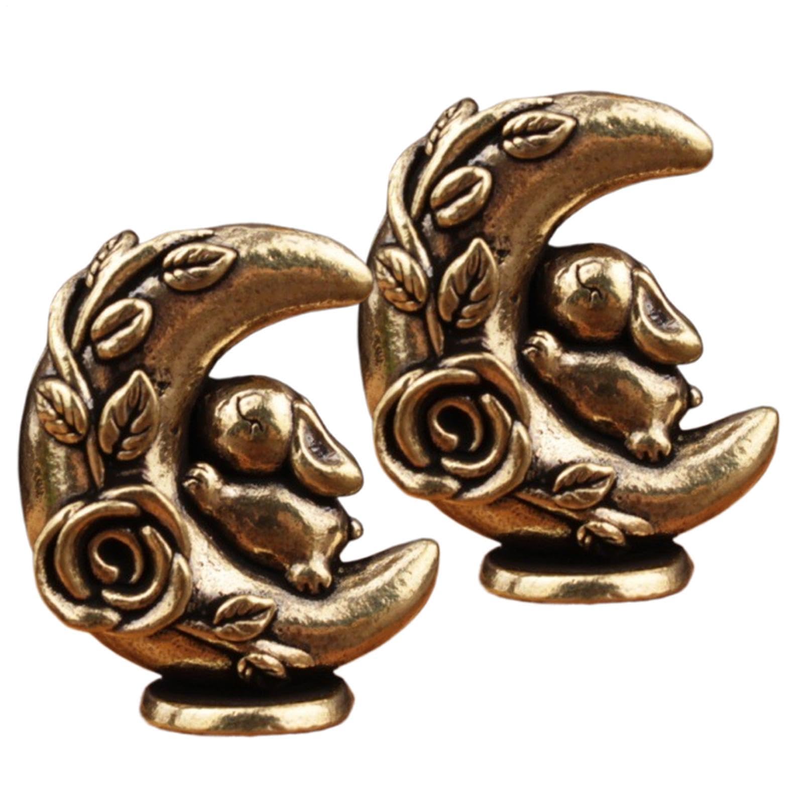 Charnière de porte avec mini lapin magnétique et couvercle au design rustique unique