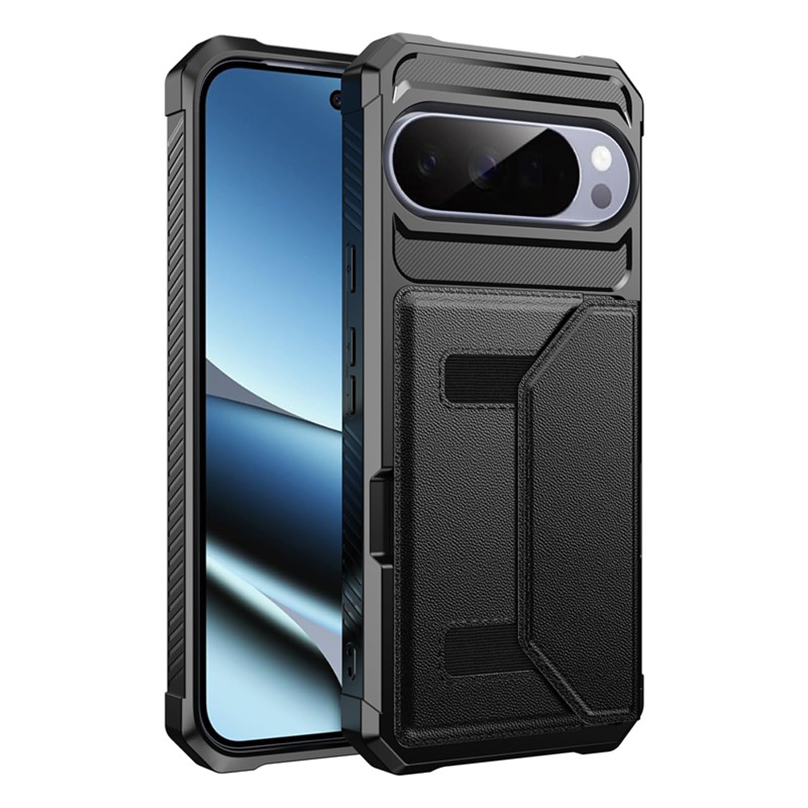Skórzane etui do Google Pixel 11ProXL/11 Pro/11, gniazda kart