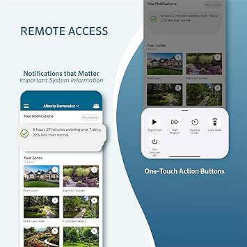 Hunter Hydrawise HPC400 Smart WiFi Irrigation Controller for Lawns and Gardens, 4 Zone, Expandable to 32 Zones, Weather Based, App Controlled Sprinkler System