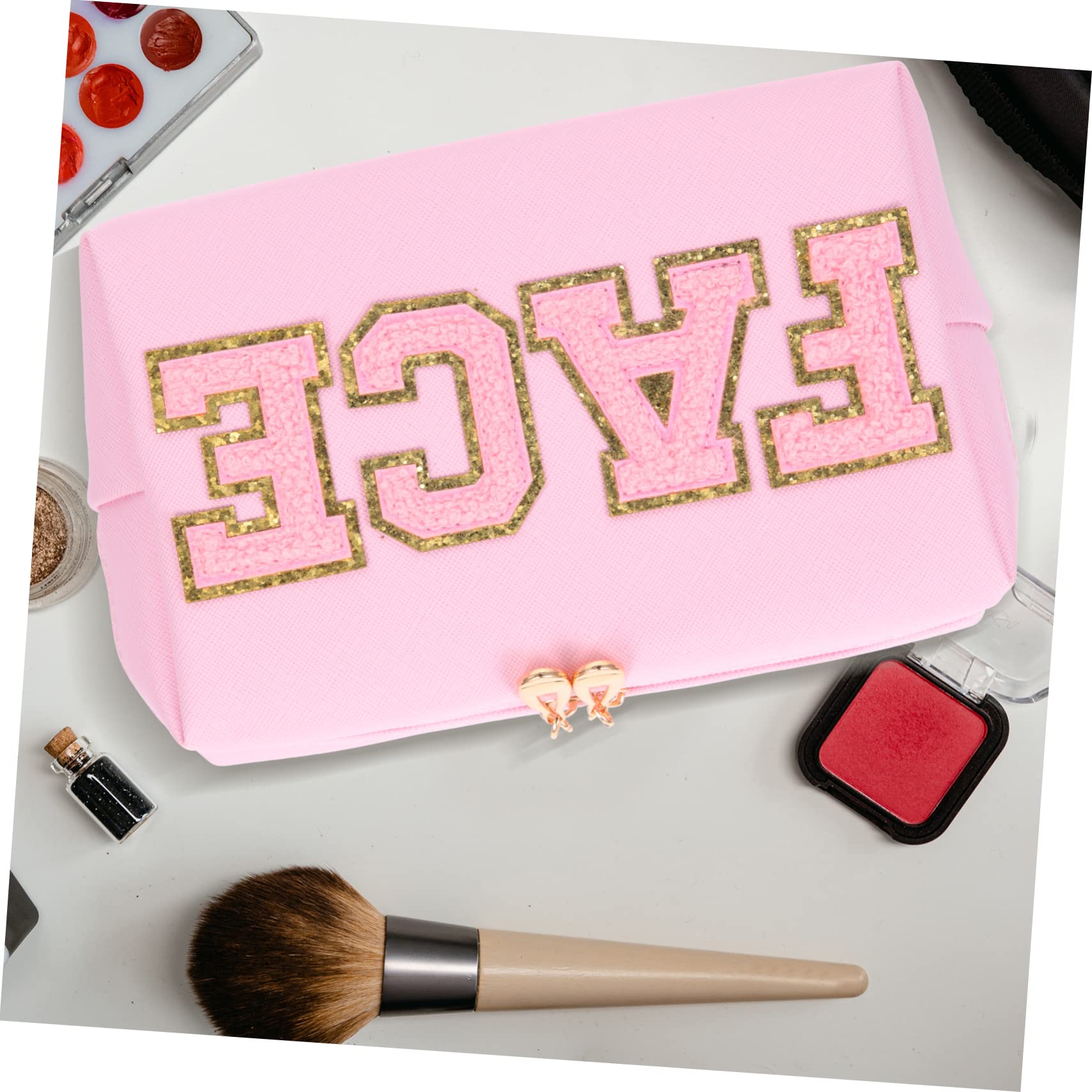 Generisch 2er Set Kosmetiktaschen Tragbare wasserdichte Make up Bags Für Damen Große Toilettenartikel Aufbewahrungstaschen Und Ideal Für Reisen Und Business Trips
