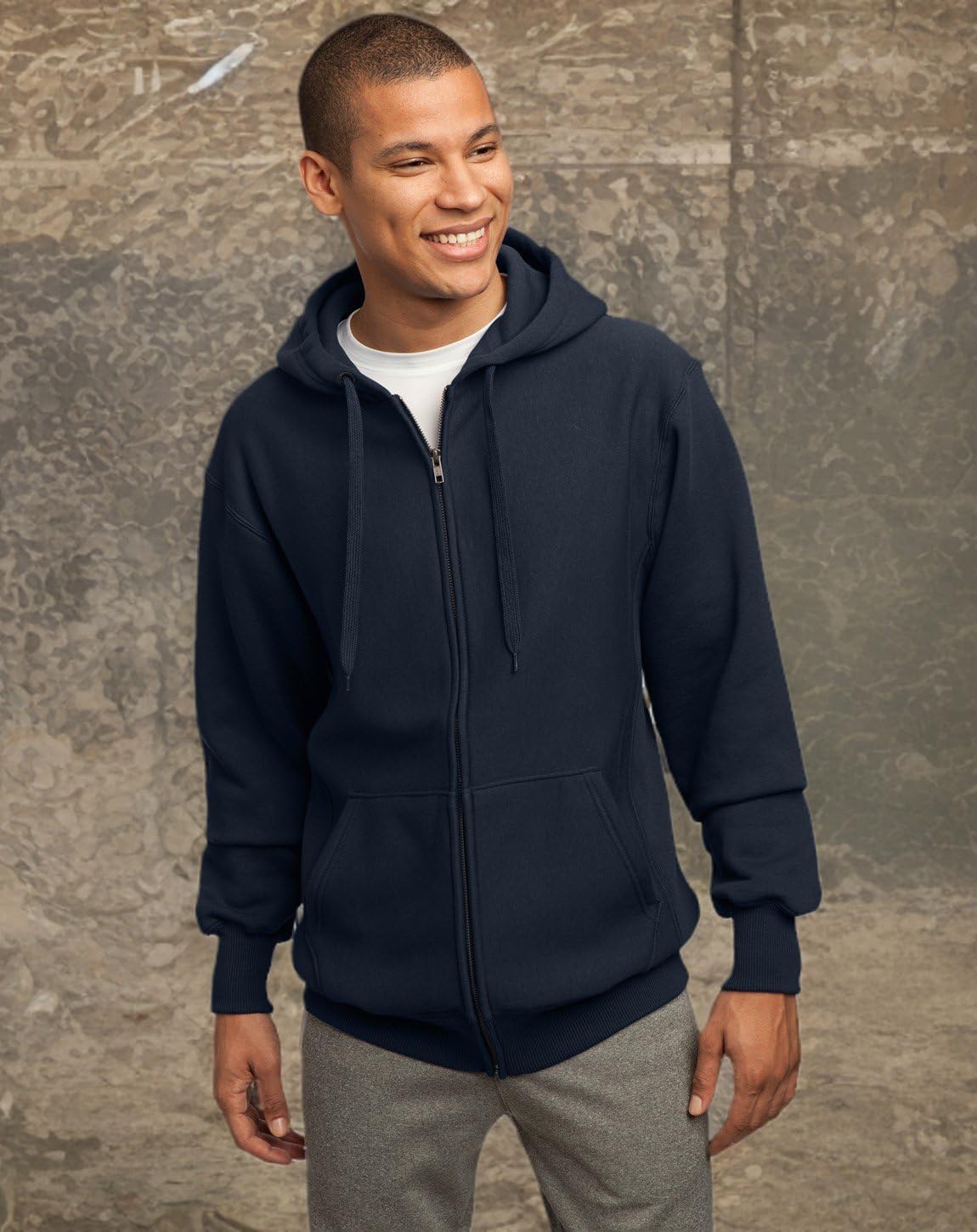 SPORT-TEK Unisex Super Heavyweight Full Zip Hooded Sweatshirt