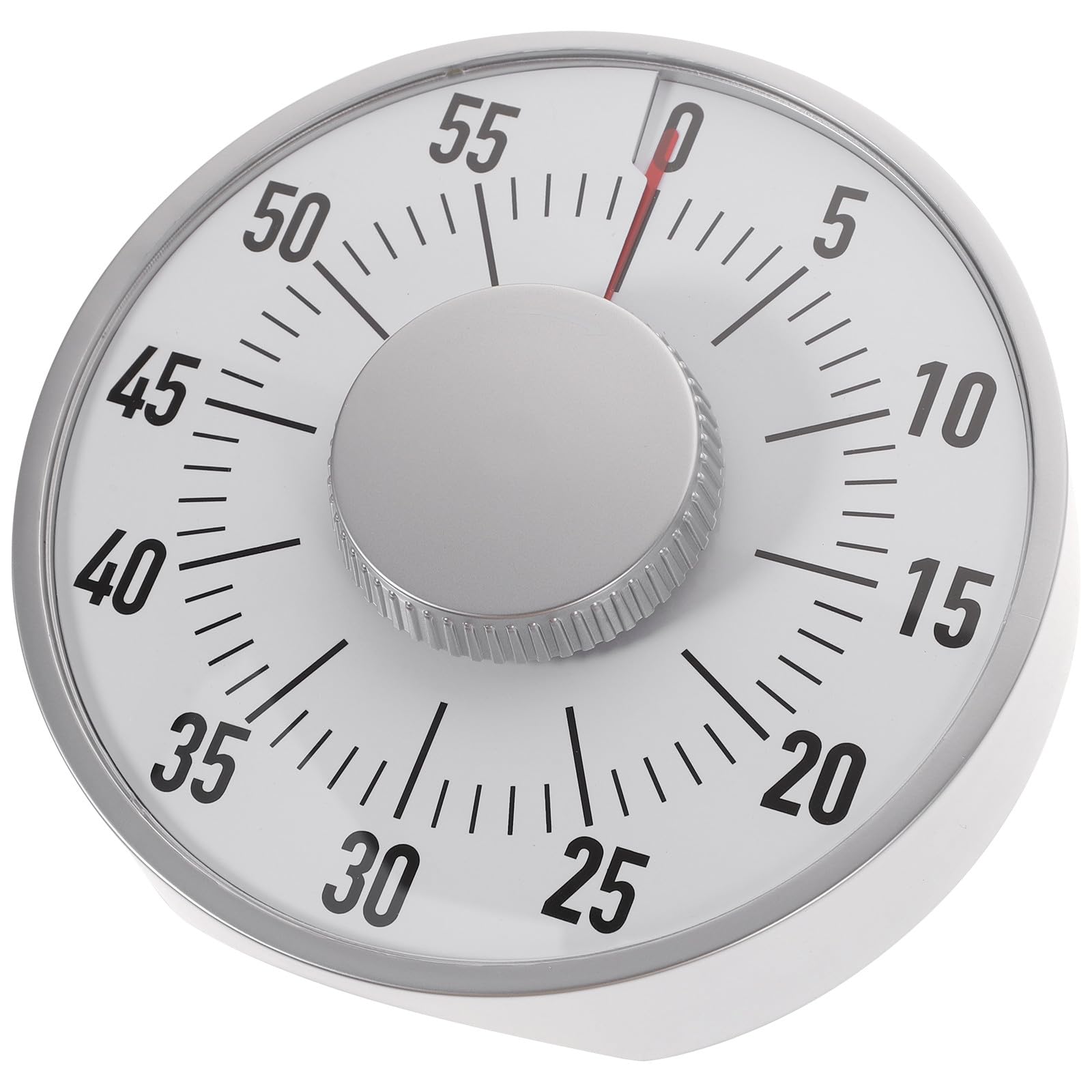 Mechanischer Küchentimer Weißer Lernwecker aus ABS mit Countdown und Erinnerung Funktion zum Zeitmanagement für Schüler Beim Lernen und Üben