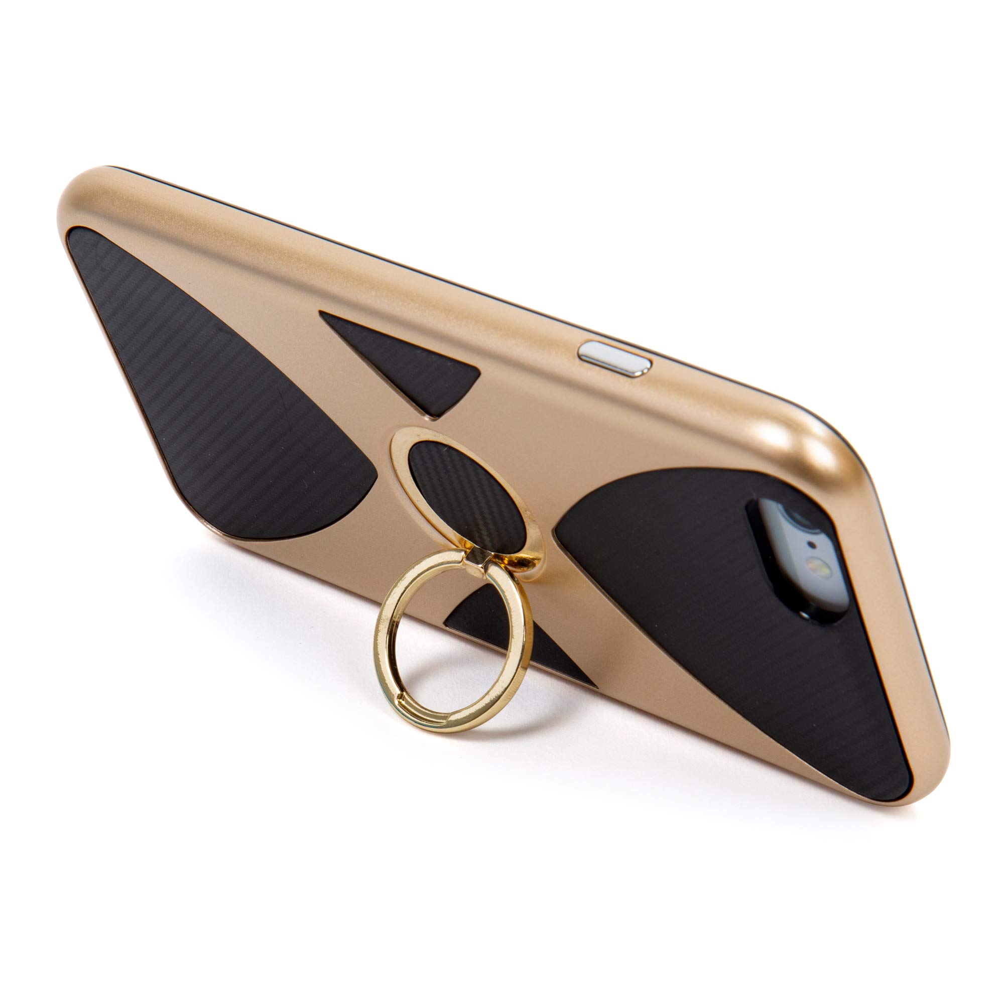 iFocus ElectronicsHeavy Duty Stylish Apple iPhone 6 Case with Alloy Ring, 7.75 inches, Gold