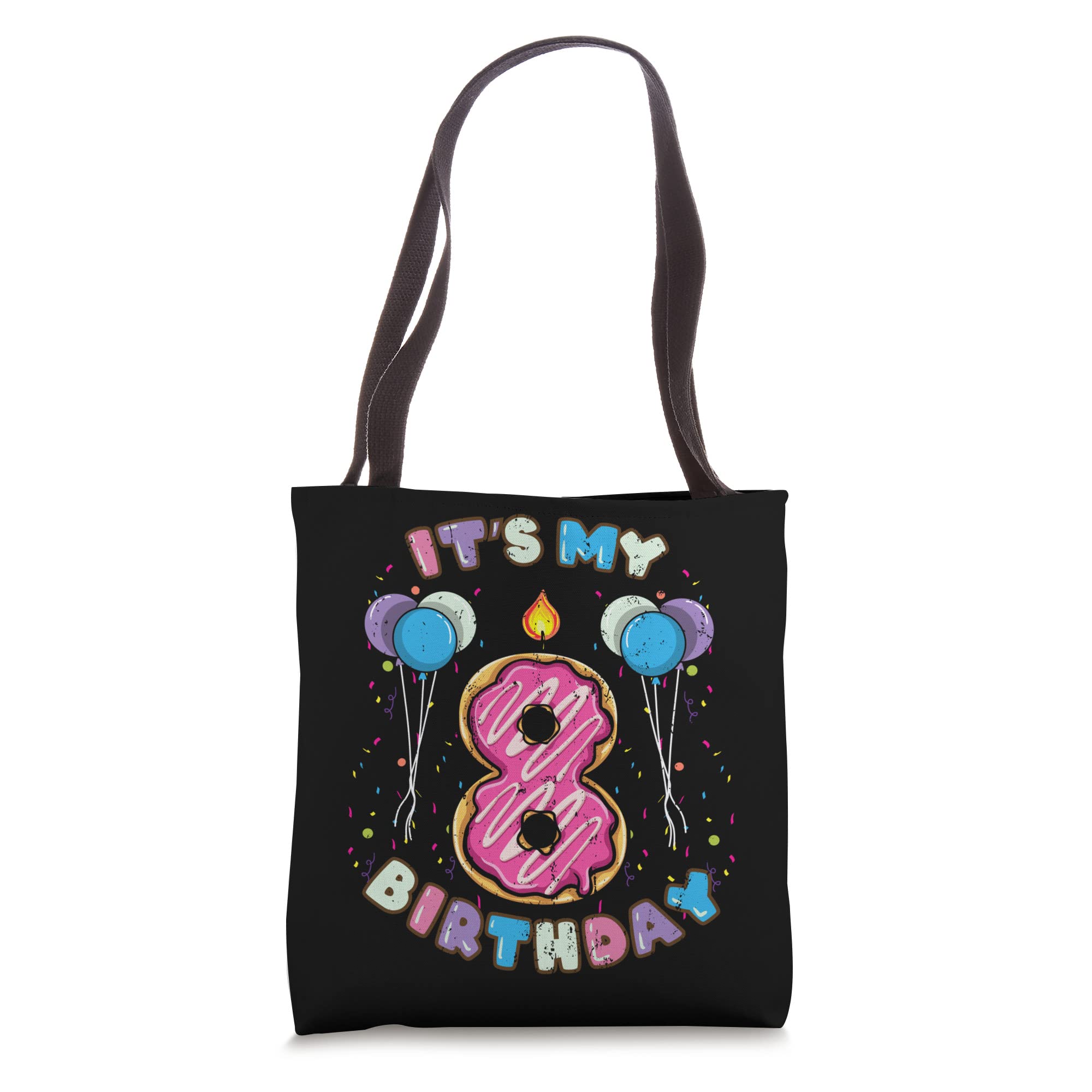 Its My 8th BirthdayDonut Birthday Tote Bag