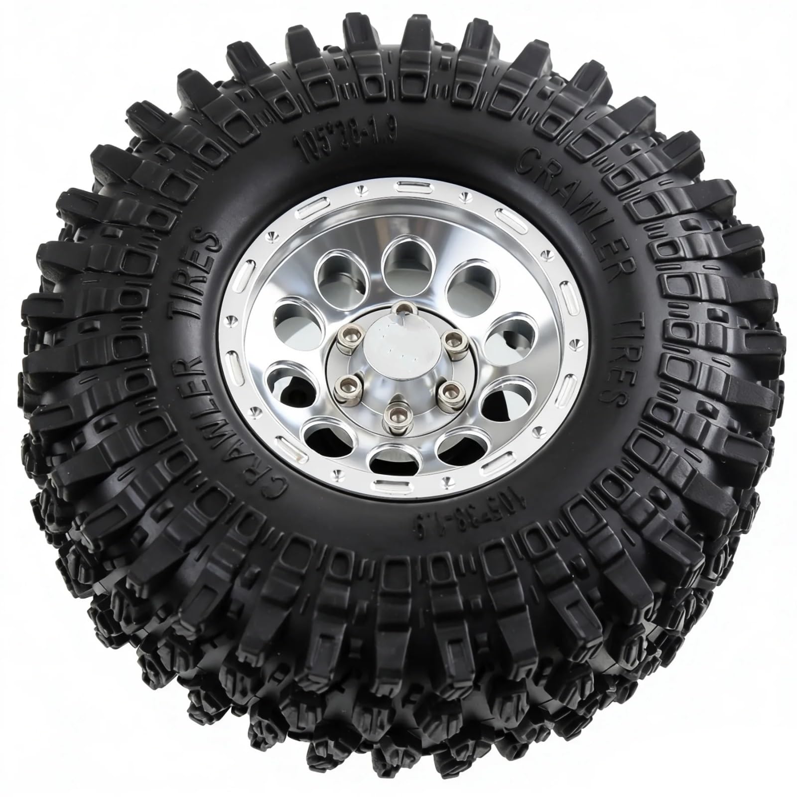 RC Pneumatici Ruote Per Traxxas Per TRX4 Per Axial Per SCX10 II III Per Redcat Gen8 Gen7 1/10 1.9 Ruote E Pneumatici Beadlock 12mm Hex Crawler Aggiornamenti