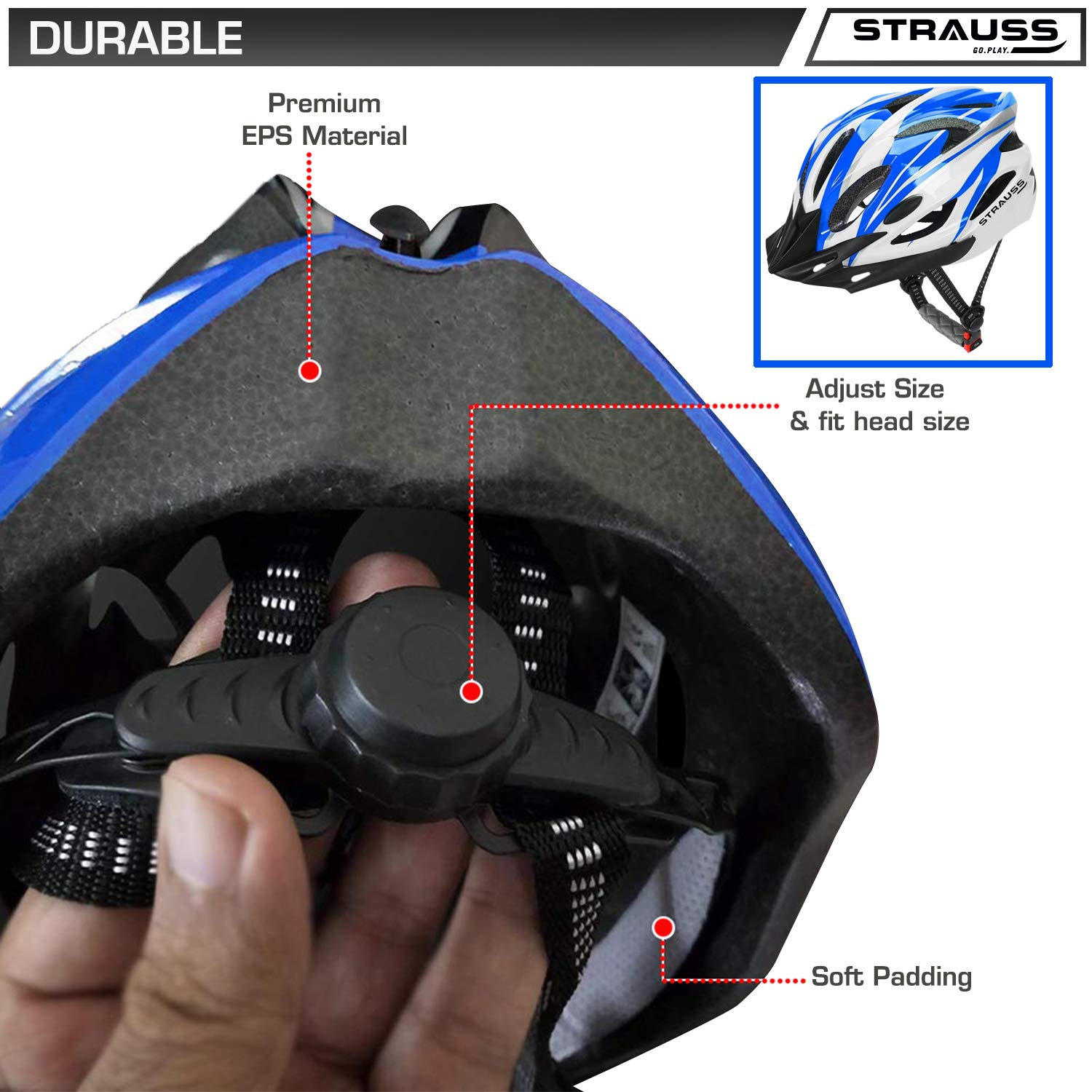 strauss cycling helmet