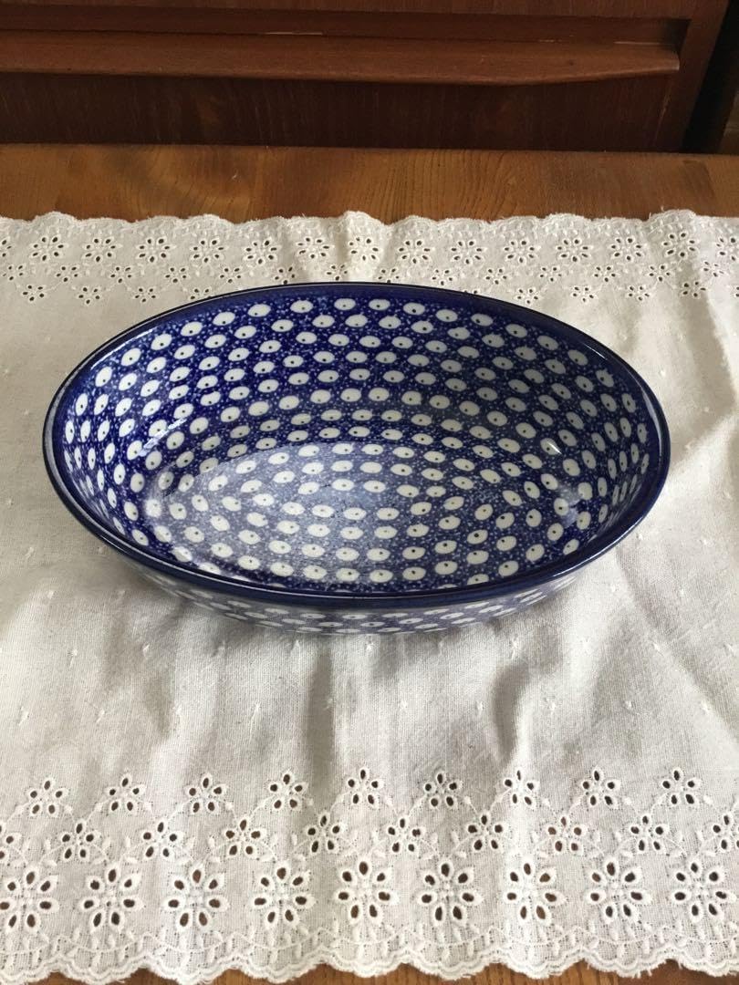 Ceramika ホーム＆キッチン ポーランド セラミカ ドヌーブ 小判型ボール