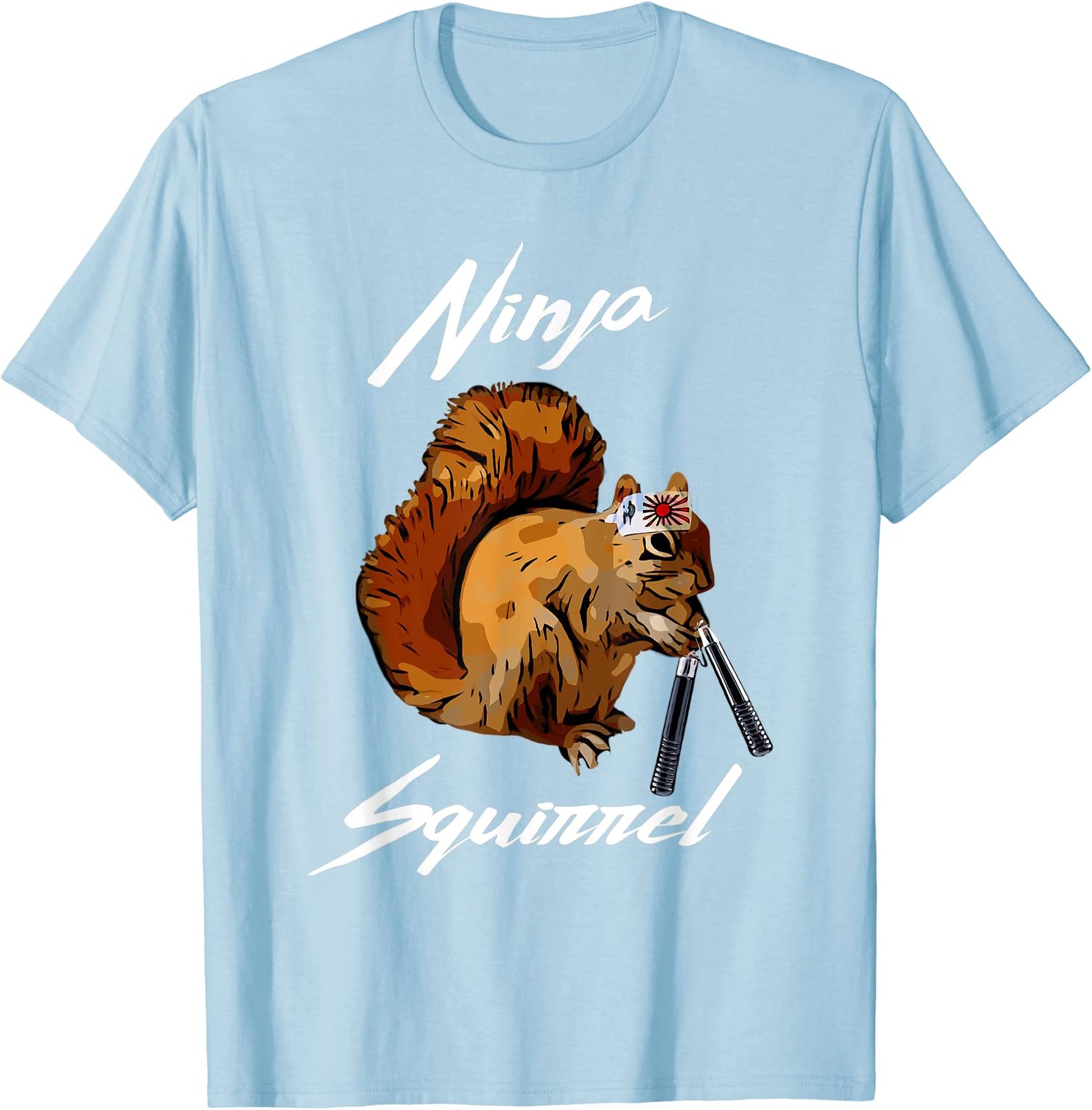 Funny Squirrel Ninja T Shirt T-Shirt
