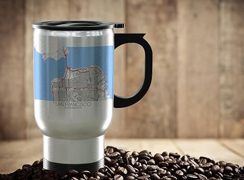 Miniatura 192 de TJ Originals Marine Corps Trail - Taza de café de cerámica de 11 onzas, regalos motivacionales para hombres, recuerdo de camino de maratón, regalo