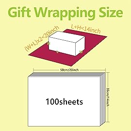 Bobobag 100 Sheets 20X14 Burgundy Tissue Paper Bulk for Gift Bags Wrapping Paper,Weddings Birthday Showers Arts Craft Party Favor Decoration