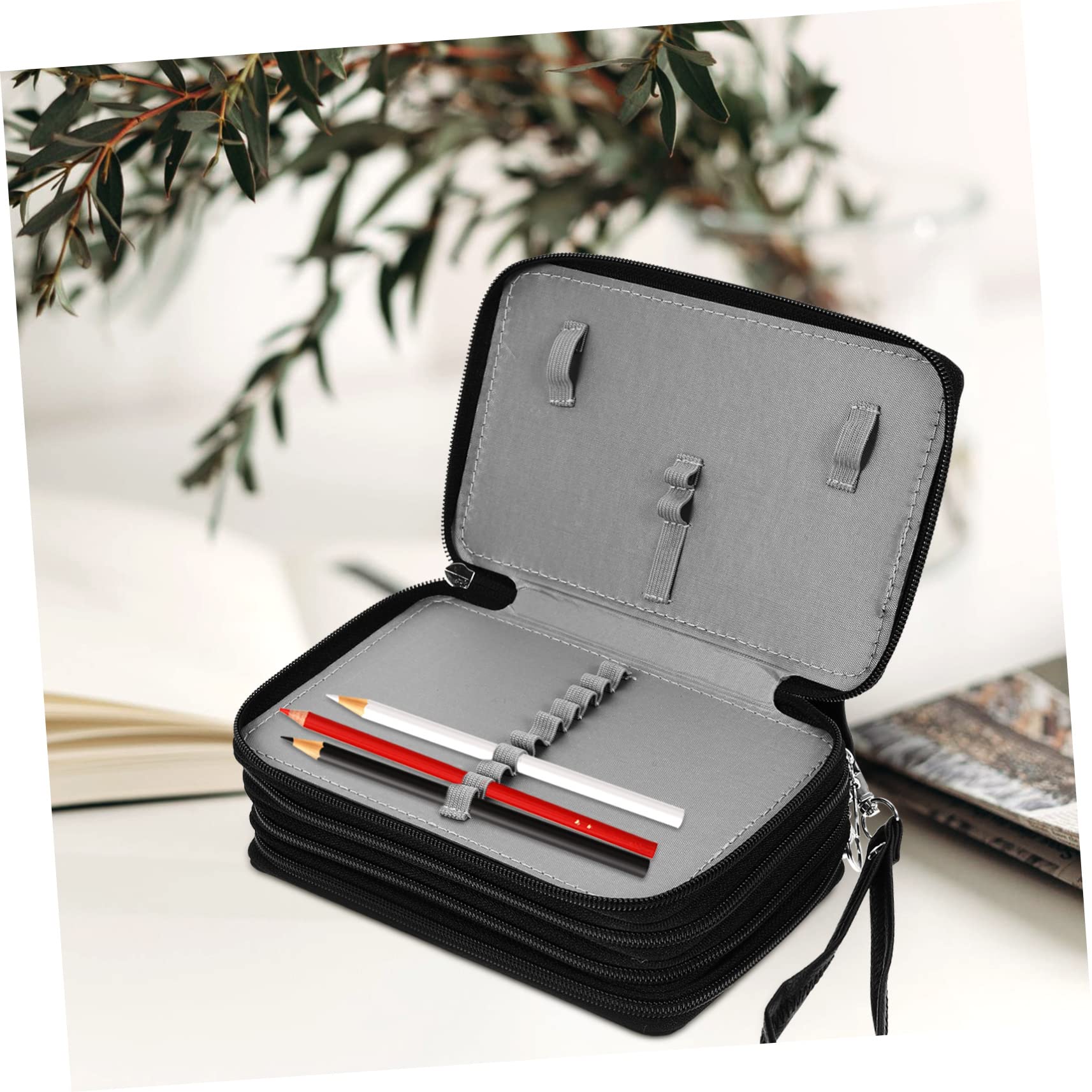Anneome Astuccio Portapenne Cerniera Astuccio Portapenne Strati Organizer Per Cancelleria Contenitore Per Matite Borsa Per Cancelleria Leggera