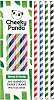 The Cheeky Panda Bamboo Paper Straws | 100 Multicoloured Drinking Straws