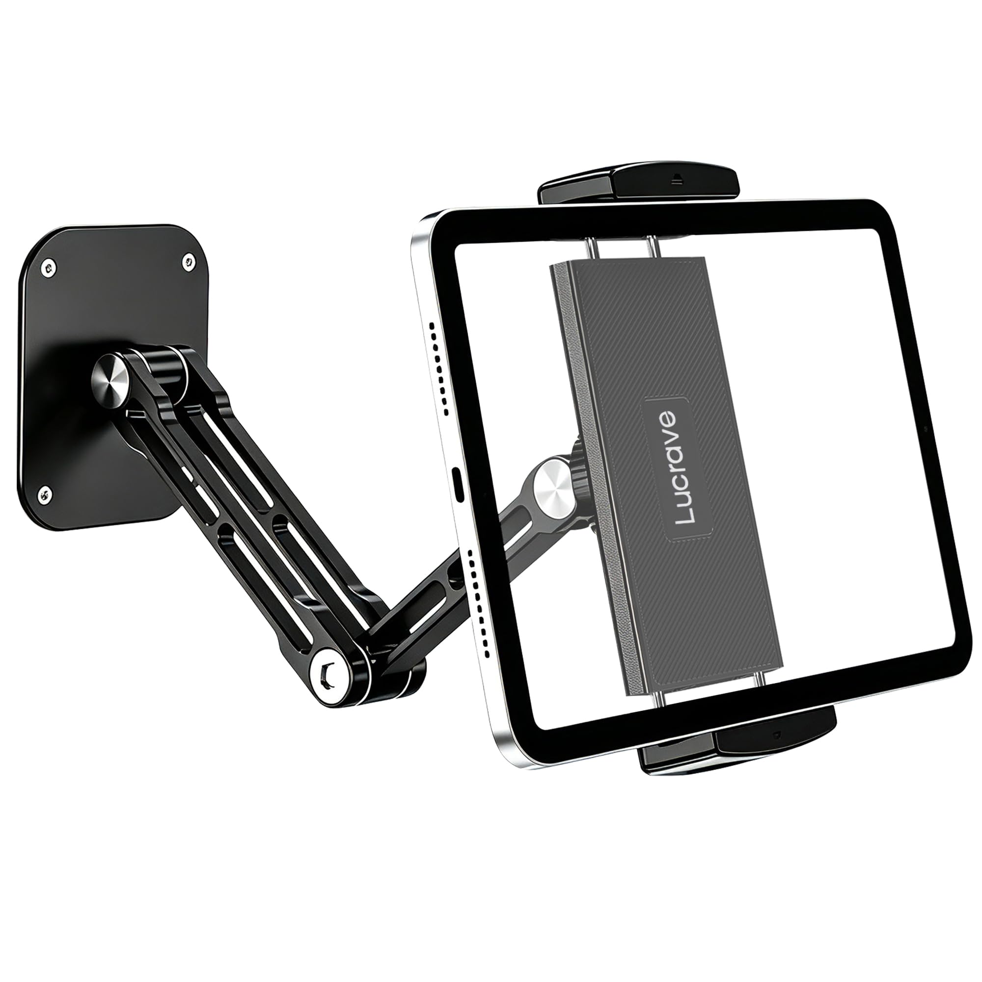 Tablet Wall Mount Holder, Aluminium iPad Wall Mount Holder