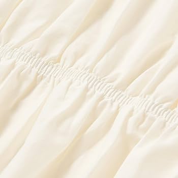 未使用★Francfranc ギャザーリボン 掛け布団カバー ダブル アイボリー ギャザーリボン 掛け布団カバー ダブル アイボリー | Francfranc