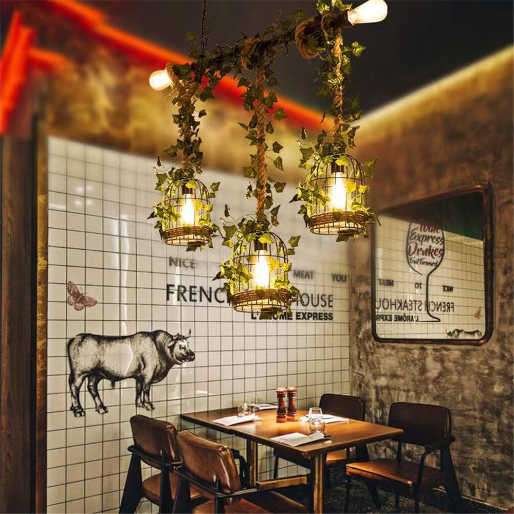 Suspension vintage américaine à design créatif pour décoration de boutique