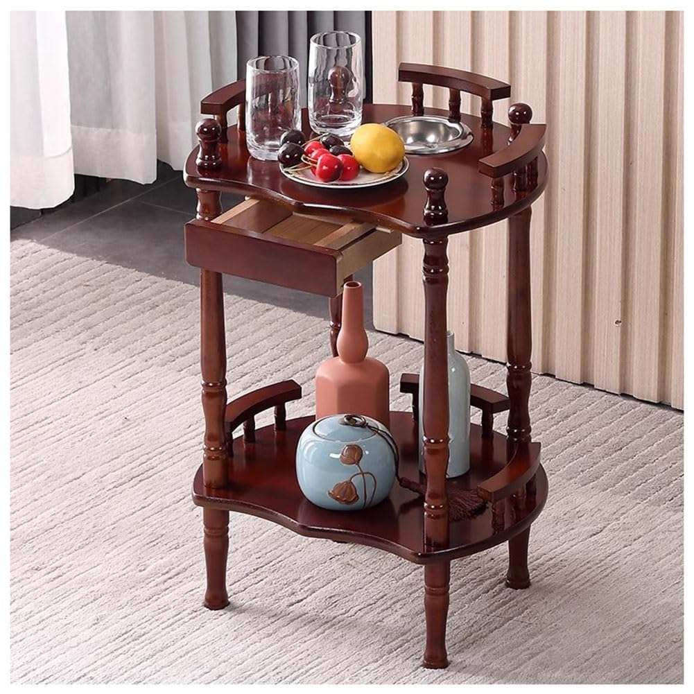 Table d'appoint de canapé et chevet design pour coin lecture chaleureux