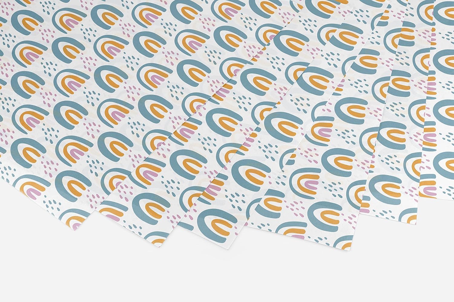 Package Mint Papel de seda arcoíris para envolver regalos (100 hojas, 20 x 30 pulgadas) - Papel de seda decorativo para bolsas de regalo, embalaje y pequeñas empresas