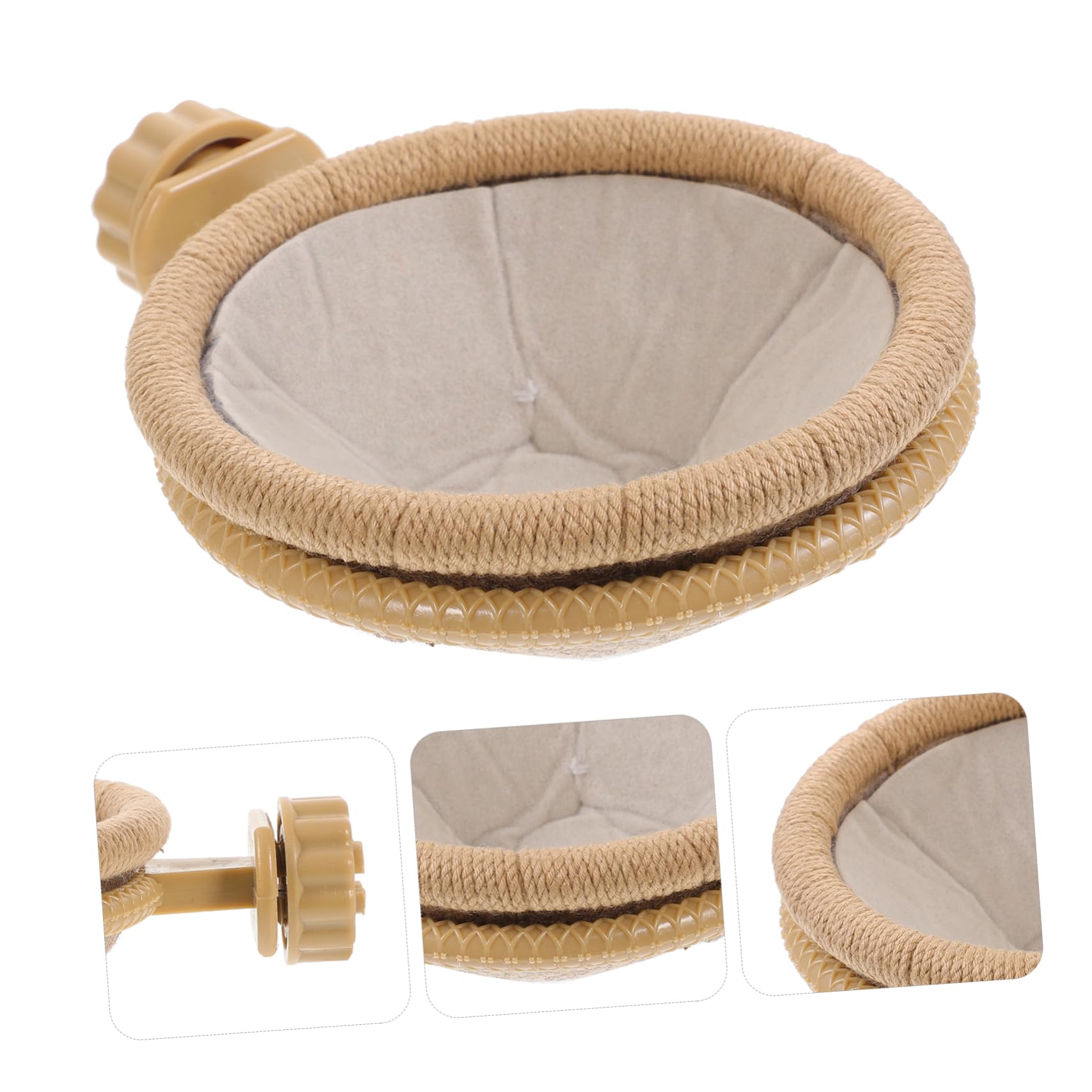 Toyvian 5 Pezzi Uccelli Multifunzionale con Accessori per Allevamento Uccelli Design Naturale e Ventilato per Esterni