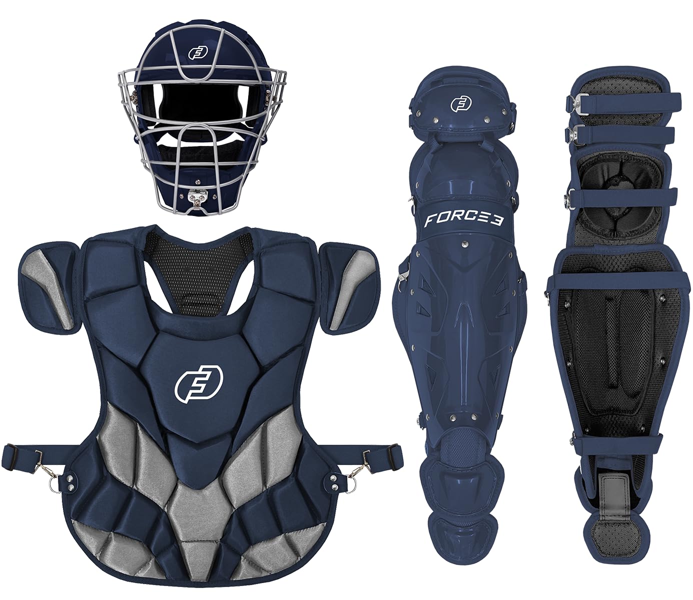 FORCE3 Defender Catchers Set | Meets NOCSAE