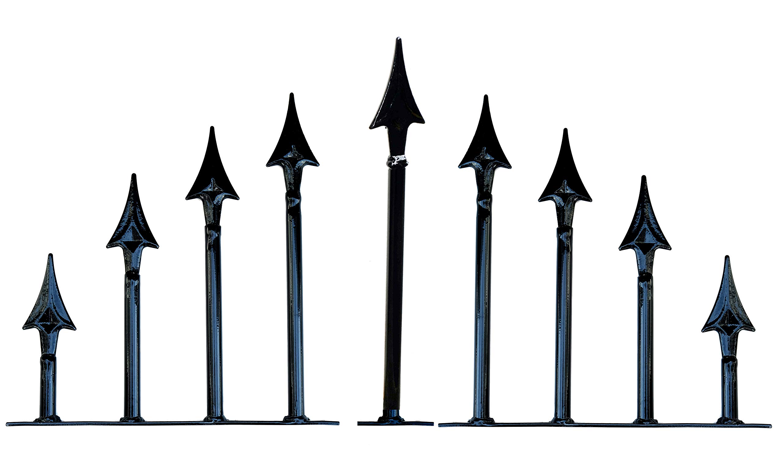 Decorative Garden Fence Spikes (Double Pack with Capital)