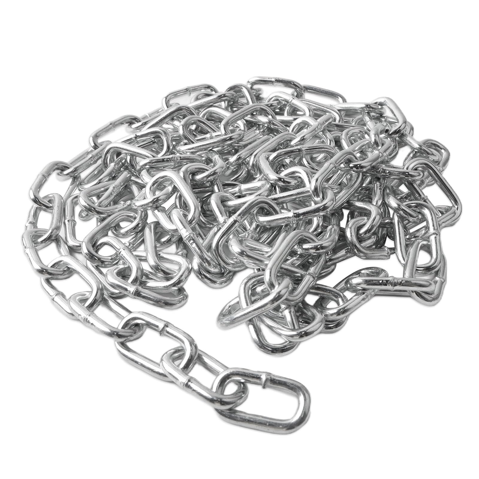 Chaîne de sécurité à maillons métalliques 5mm soudés et ultra résistants