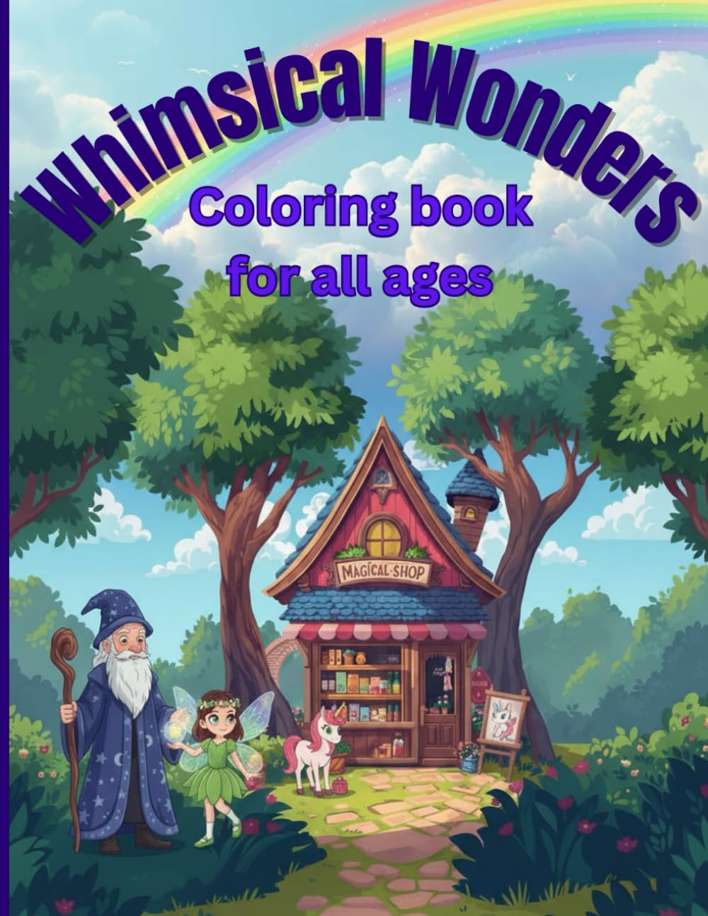 Whimsical Wonders: Coloring book for all ages