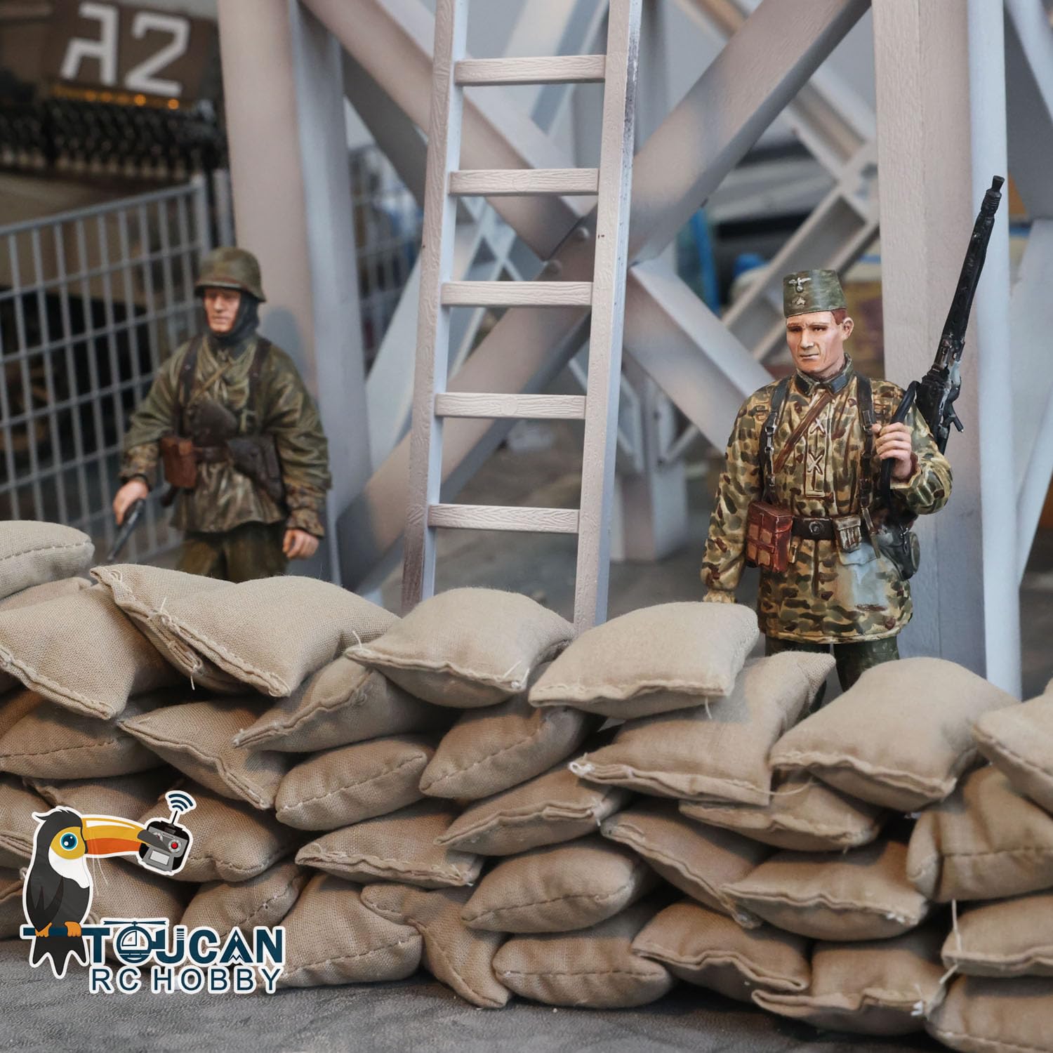 TOUCAN RC HOBBY Sangdag Earthbags Model do 1/16 Heng Long RC Tanks 1/14 Radio Control Car Truck