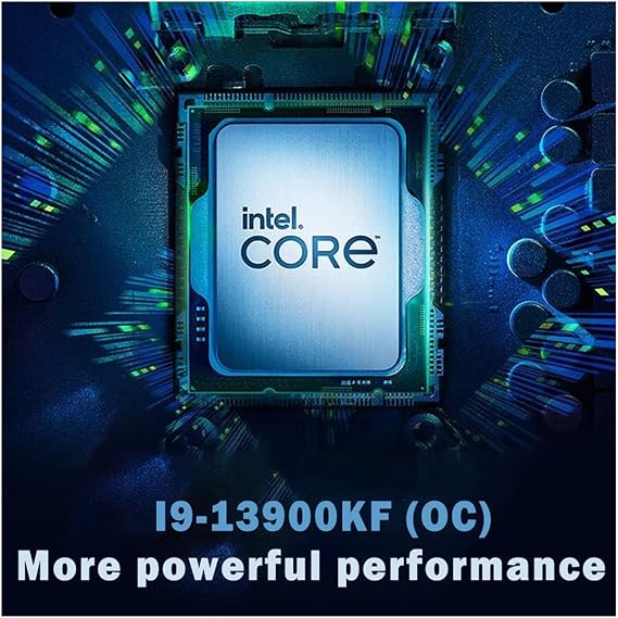 Intel i9-13900KF Processor: 24-Core, 32-Thread CPU (4.3-5.4 GHz, 125W TDP) with 125W TDP CPU Cooler. 8 P-cores + 16 E-cores, PCIe 4.0. Supports DDR5-5600 RAM, 36MB Cache. OEM Tray (Bulk Packaging)