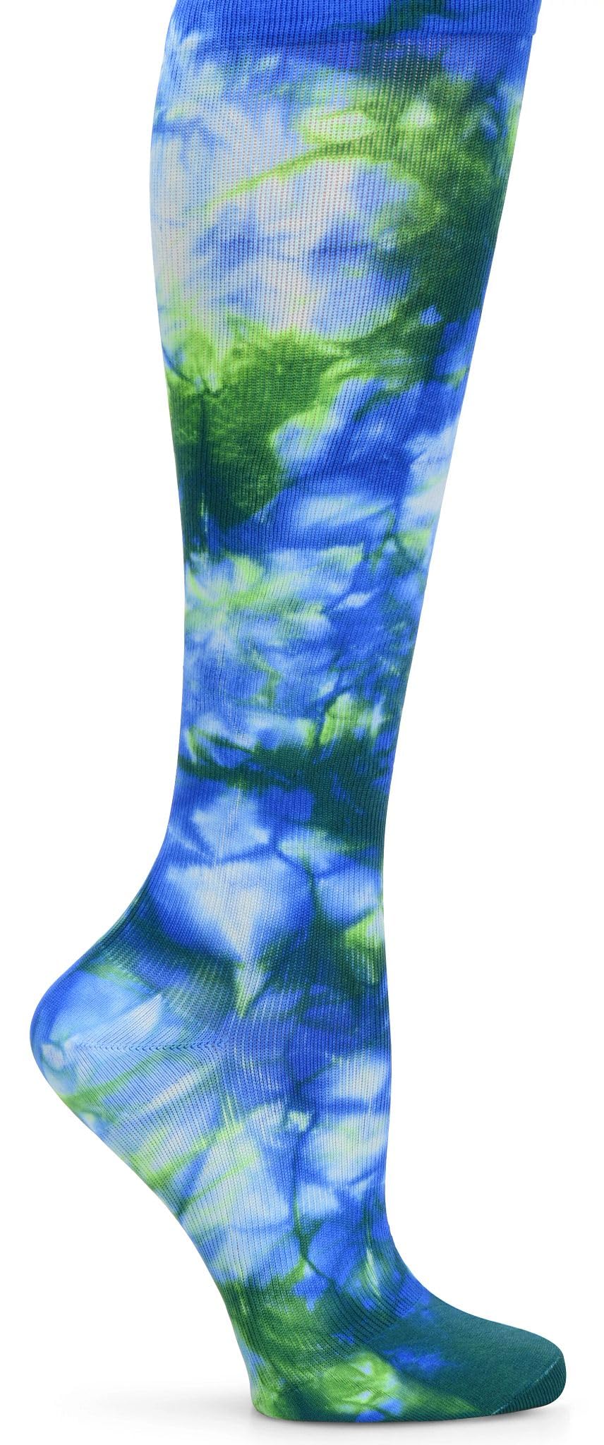 Nurse Mates Women's Wide Calf Socks | 12-14 mmHg Compression | Up to 22" Calf | One Size | 1 Pair