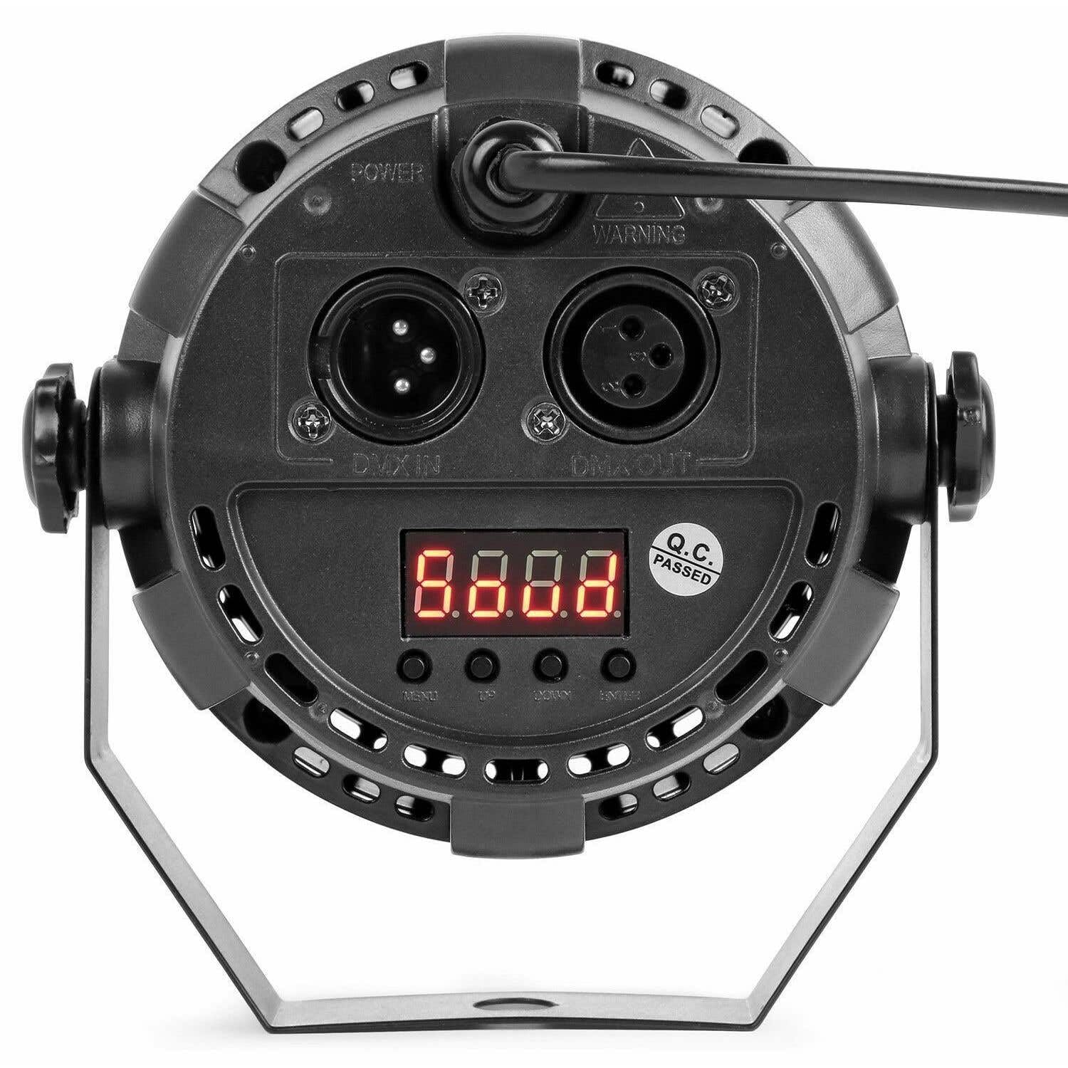 MAX Party Riflettore PAR12x1W LED RGBW 15 W DMX/Standalone/Sound 7 Canali