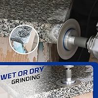Vista 7 de Disco de diamante de 4 pulgadas para amoladora angular de pulido de granito de hoja de diamante de corte rápido y molienda