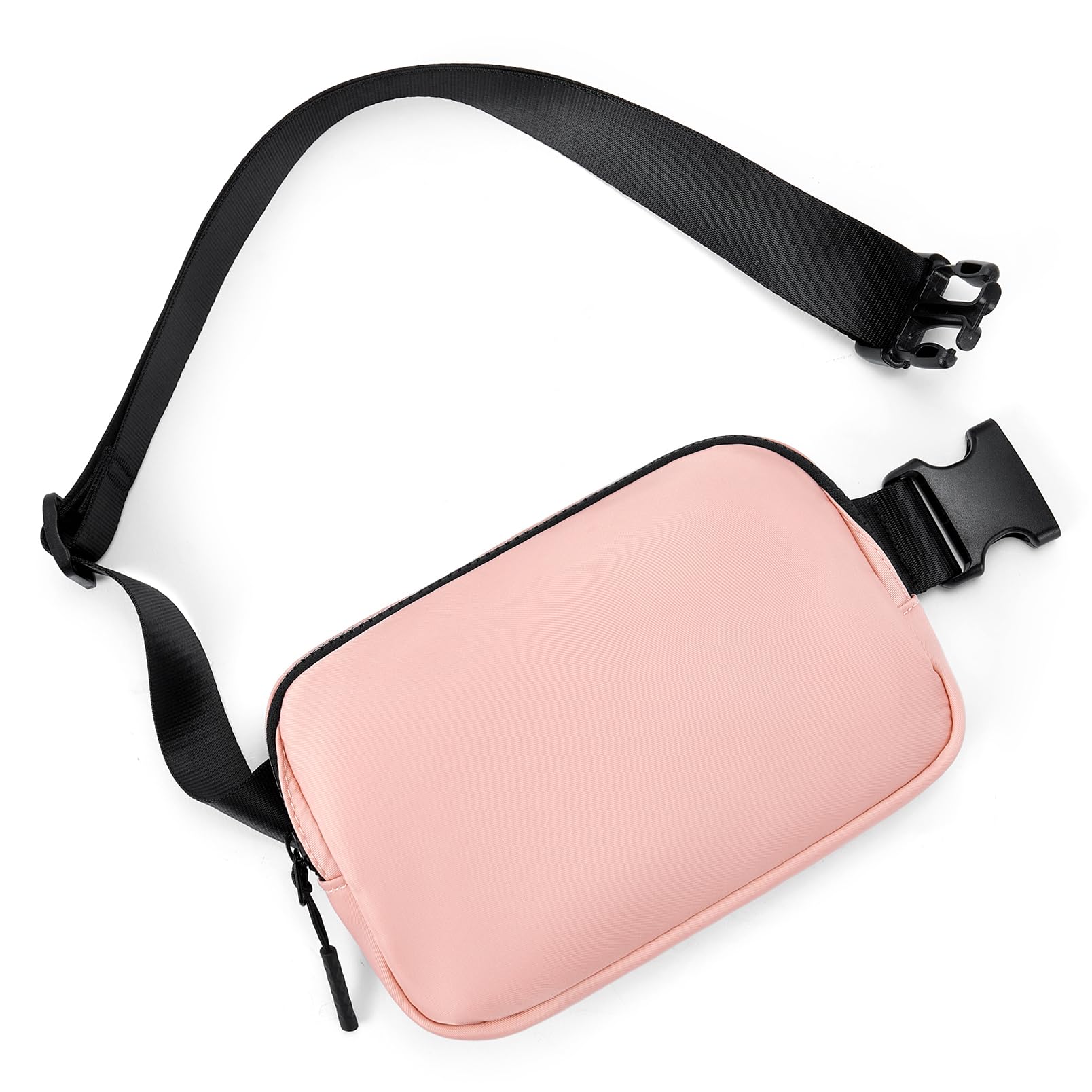 Telena Belt Bag for Women Men Fashionable Crossbody Fanny Pack for Women Trendy Waist Bag with Adjustable Strap Dark Pink