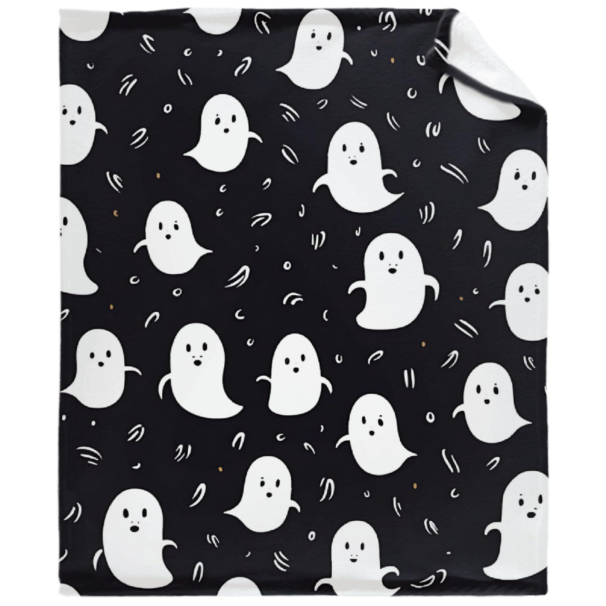 Halloween Ghosts Blanket Gifts Super Soft Fleece Throw Blanket - Cozy Flannel Air Conditioning - Large (80x60) for Adults