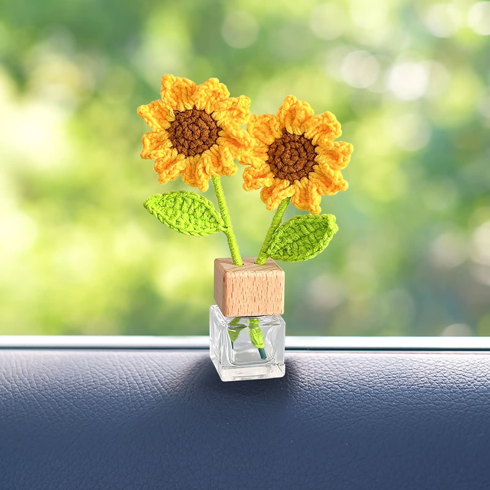 Amazon.com: Flower Air Vent Clip, Emivery Cute Crochet Flower Car
