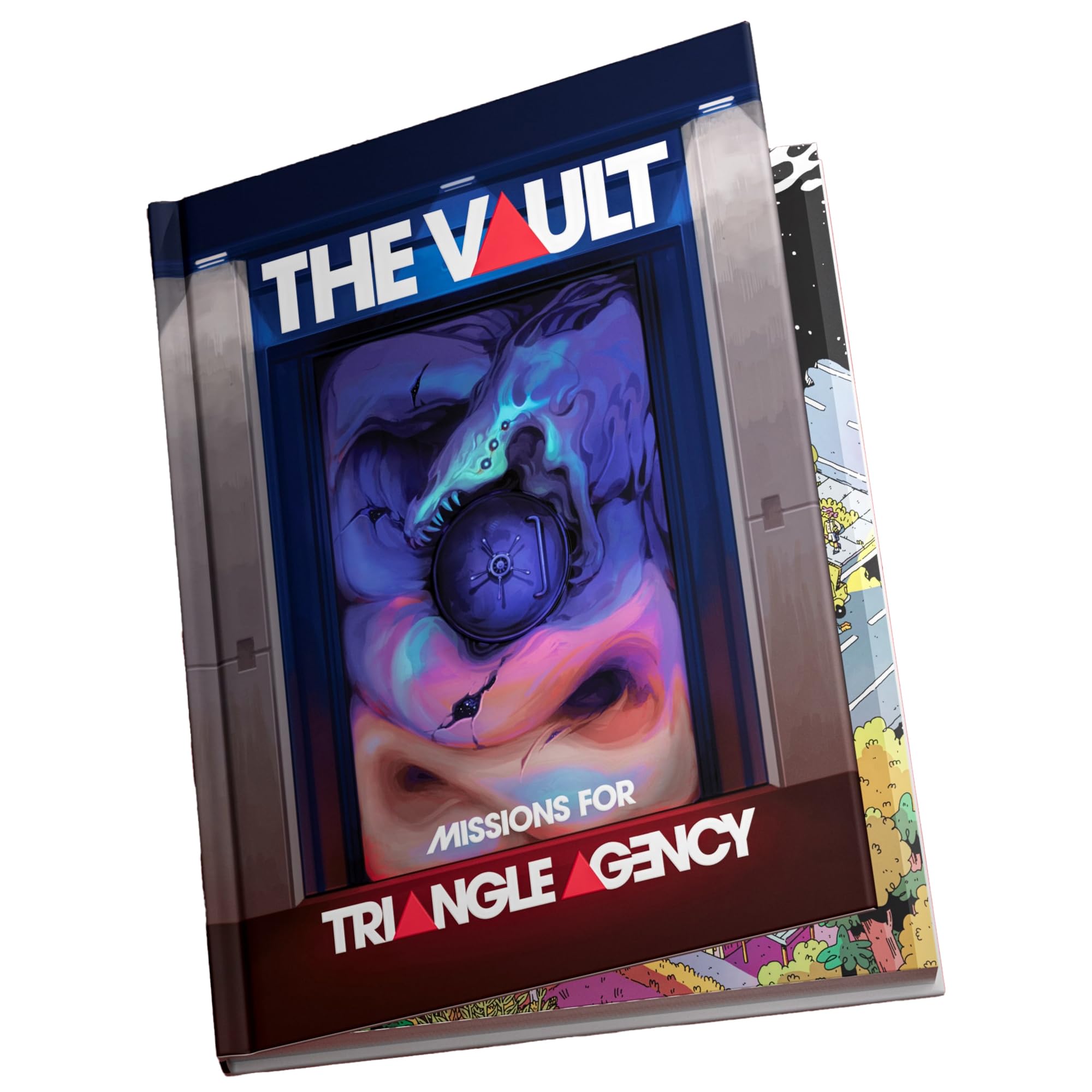 Modiphius Entertainment: The Vault: Missions for Triangle Agency - Hardcover RPG Expansion Book, Paranormal Investigation, Corporate Horror
