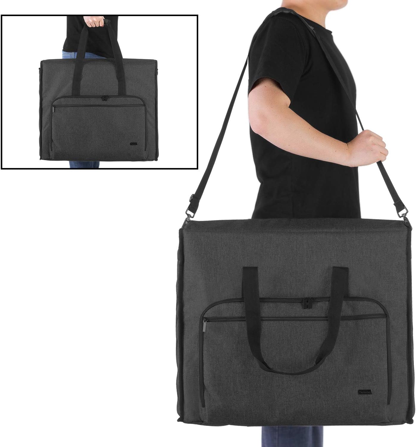 Damero Carrying Tote Bag Compatible with Apple 21.5" iMac Desktop Computer, Travel Storage Bag for iMac 21.5-inch and Other Accessories, Black - Image 2