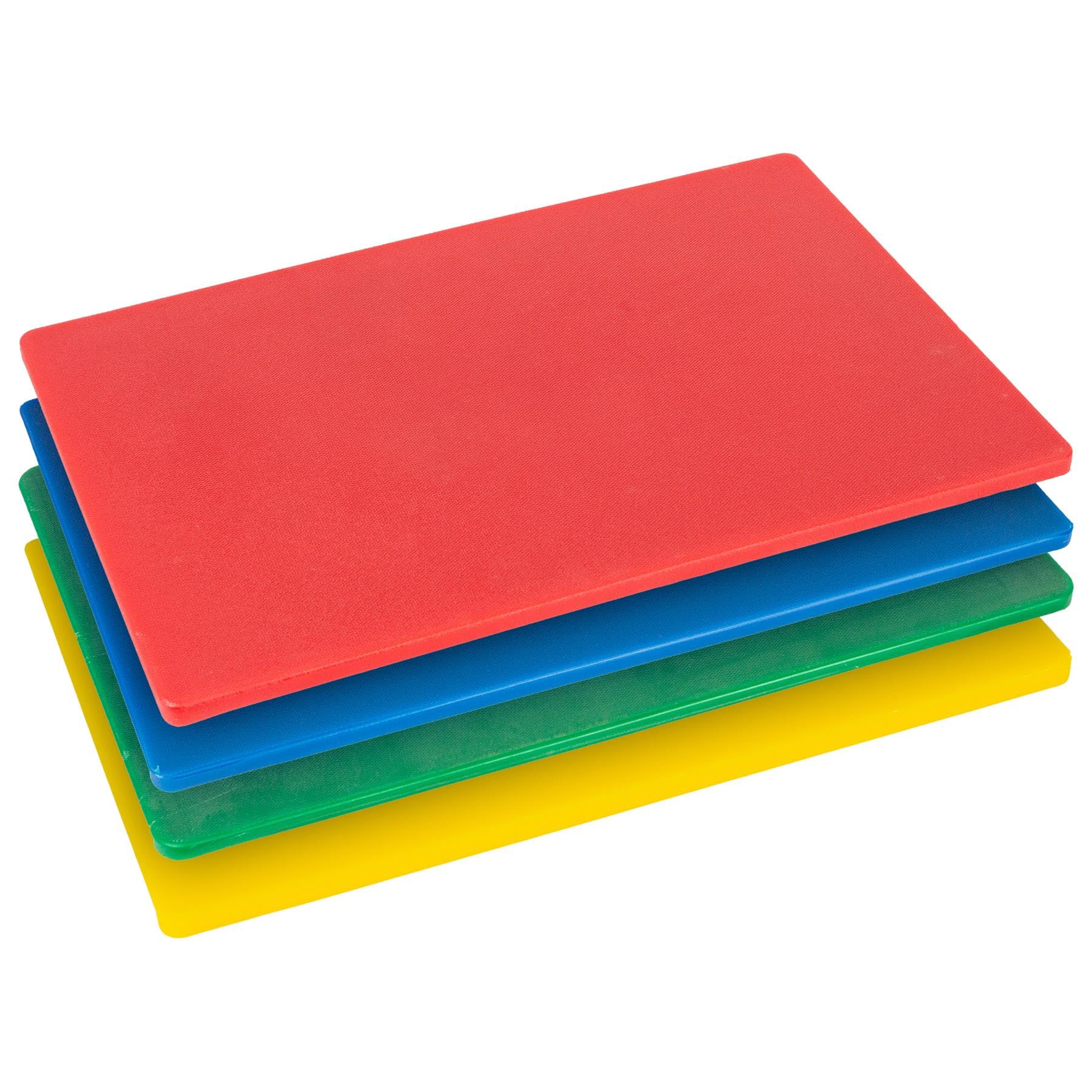 Argon Tableware 4Pc Colour-Coded Plastic Chopping Board SetMulti from B&Q